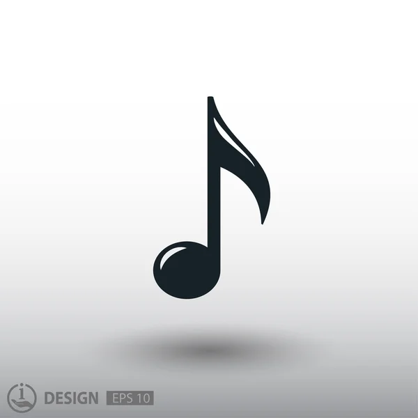 Music note icon — Stock Vector