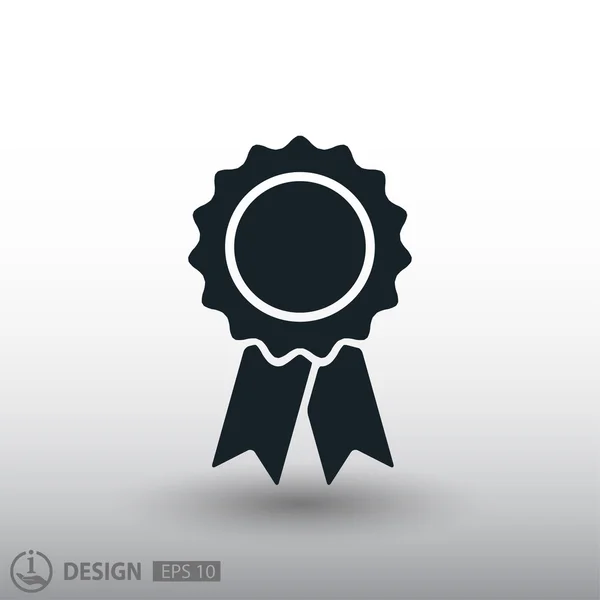Badge de récompense vierge — Image vectorielle