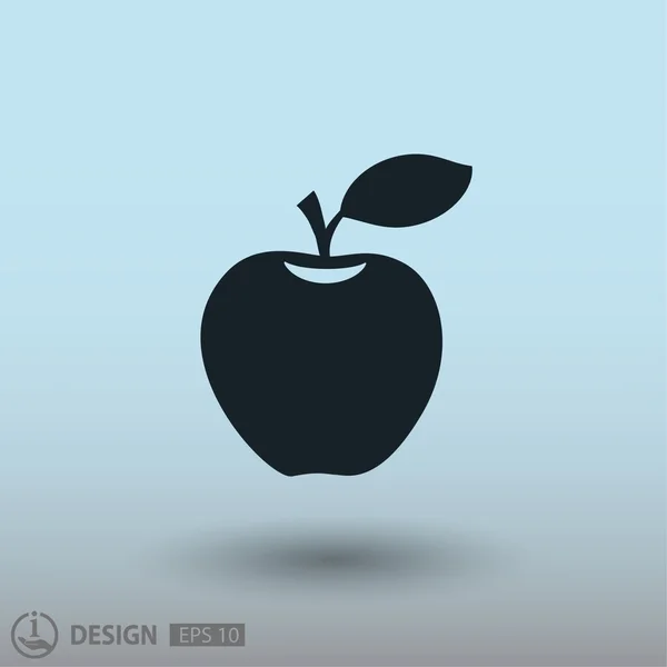 Apple icon illustration — Stock Vector