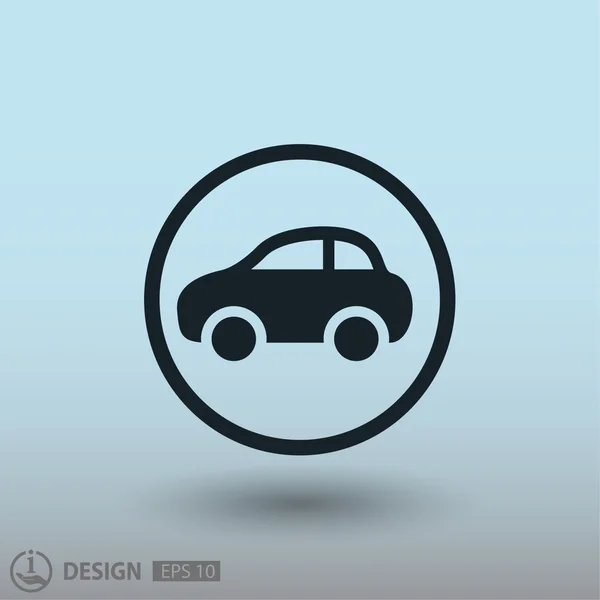 Pictografía del coche — Vector de stock