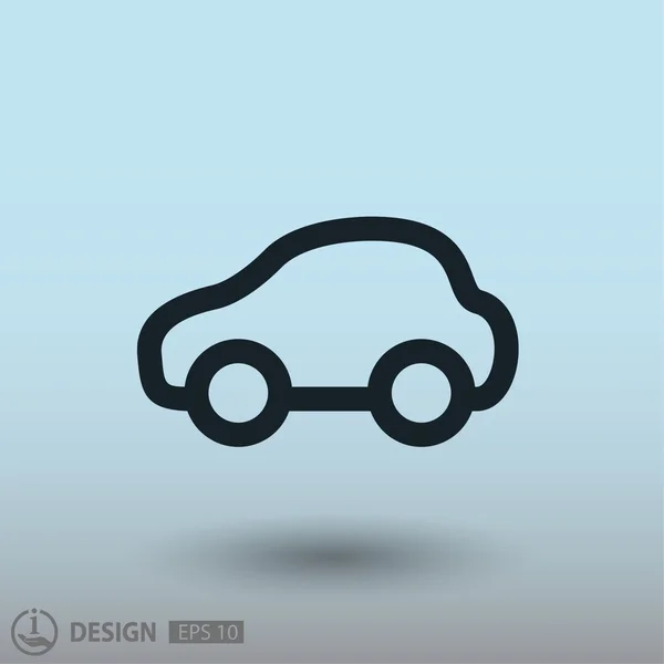 Pictografía del coche — Vector de stock