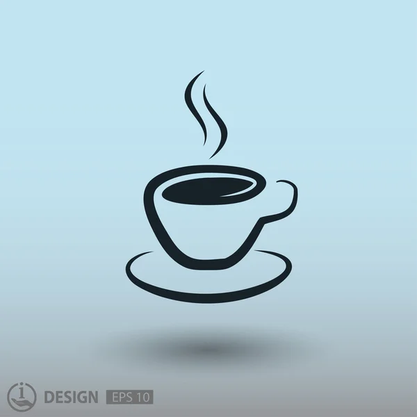 Pictograph van cup, illustratie — Stockvector