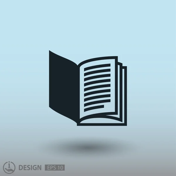 Pictogramme de livre, illustration — Image vectorielle