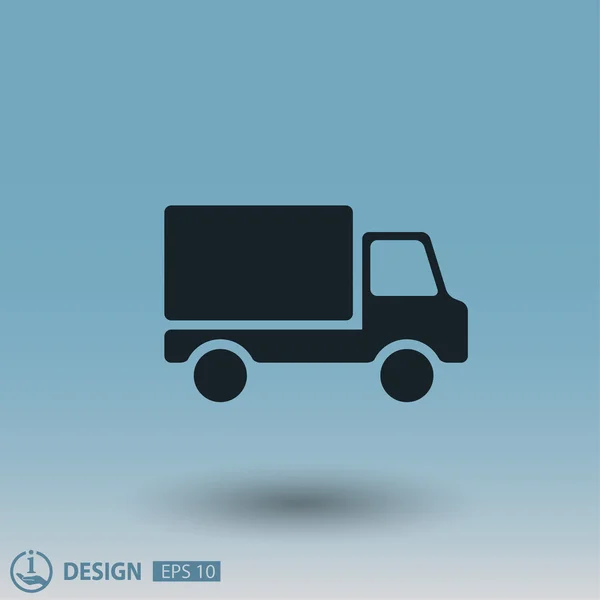 Pictogramme de camion, illustration — Image vectorielle