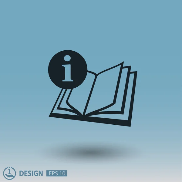 Pictogramme de livre, illustration — Image vectorielle