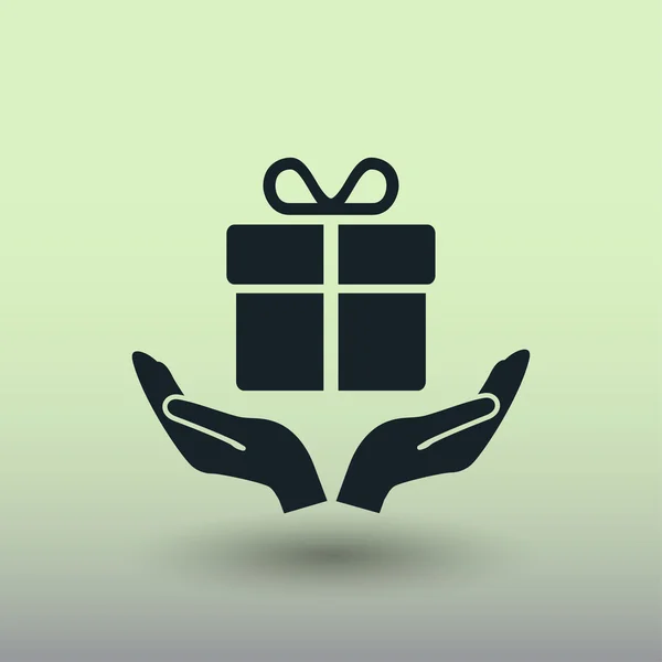 Pictograph voor gift, illustratie — Stockvector