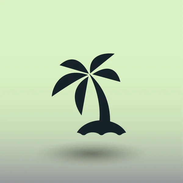 Ikona z ostrova, ilustrace — Stockový vektor