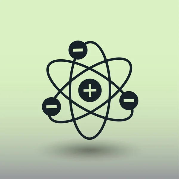 Piktographie des Atoms, Illustration — Stockvektor