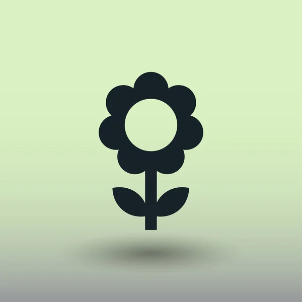 Pictograph van bloem, illustratie — Stockvector