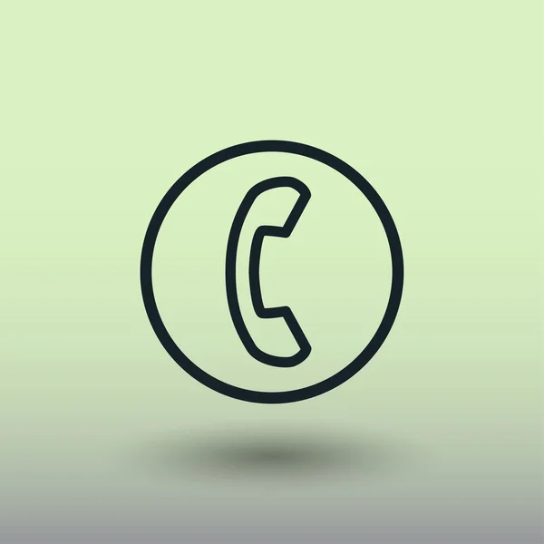 Pictograph i telefon, illustration — Stock vektor