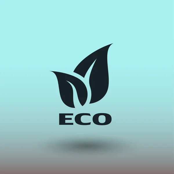 Pictograph van eco, illustratie — Stockvector