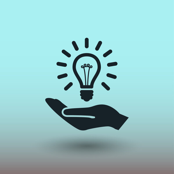 Pictograph of light bulb