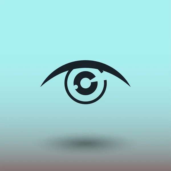 Piktographie des Auges, Illustration — Stockvektor