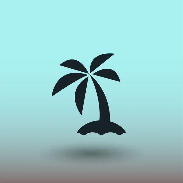 Pictografía de la isla, ilustración — Vector de stock