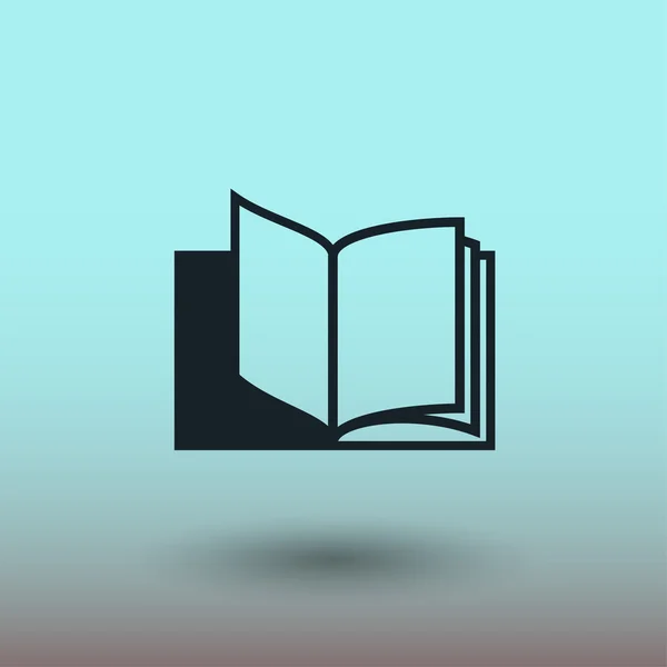 Piktographie des Buches, Illustration — Stockvektor