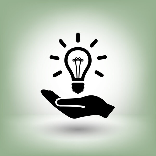 Pictograph of light bulb
