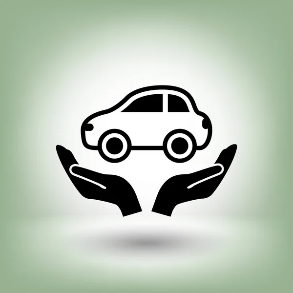 Pictogramme de voiture, illustration — Image vectorielle