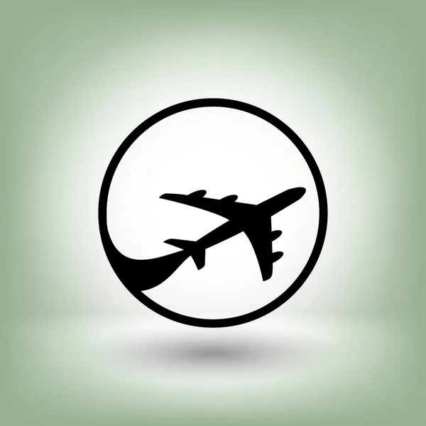 Pictogramme de l'avion, illustration — Image vectorielle