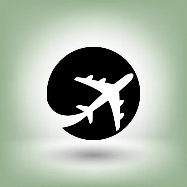 Pictogramme de l'avion, illustration — Image vectorielle