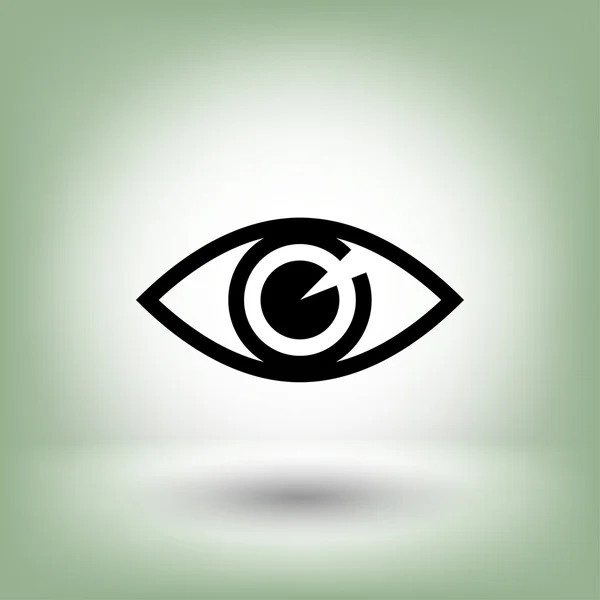 Pictografia do olho, ilustração — Vetor de Stock
