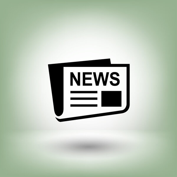 News icon, illustration