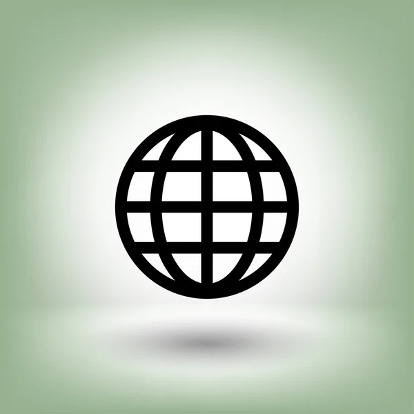 Piktogram Globe, ilustracja — Wektor stockowy