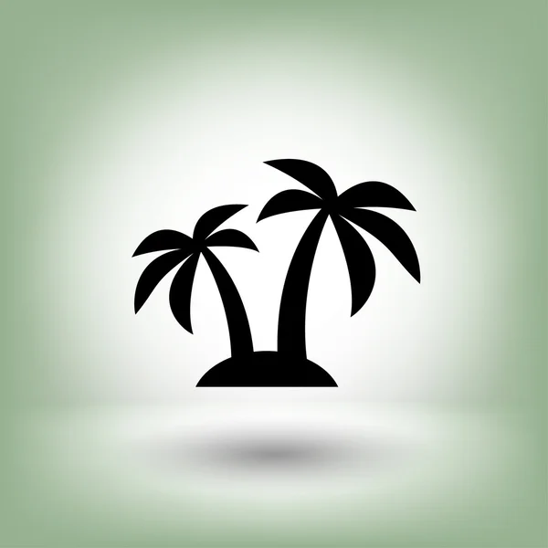 Pictograph Island, illustration — Stock vektor