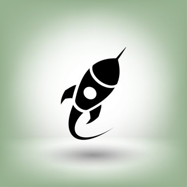 Roket simgesi, illüstrasyon