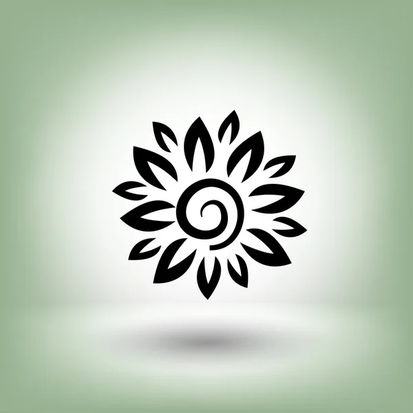 Pictogramme de fleur, illustration — Image vectorielle