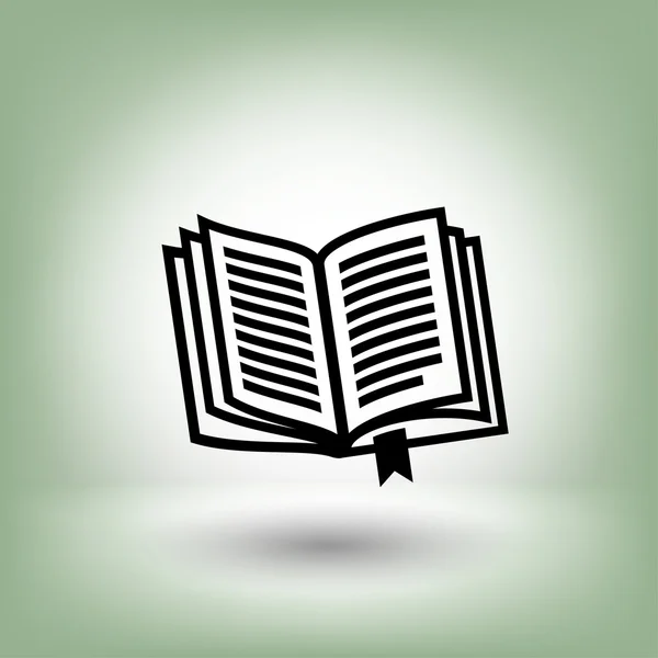 Pictograph van boek, illustratie — Stockvector
