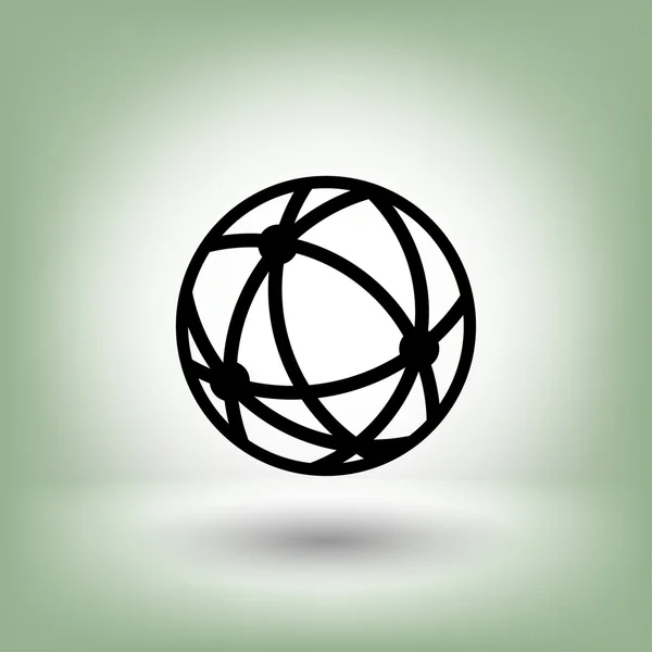 Pictografía de globo, ilustración — Vector de stock