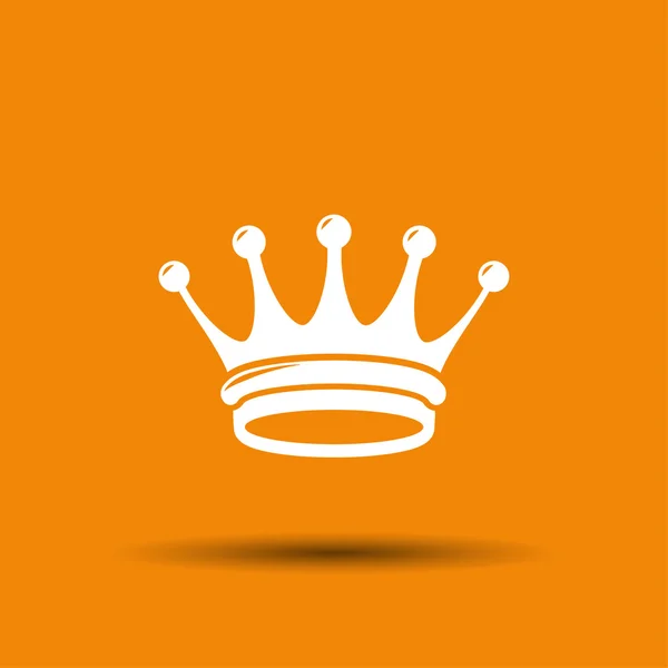 Pictogramme de la couronne, illustration — Image vectorielle