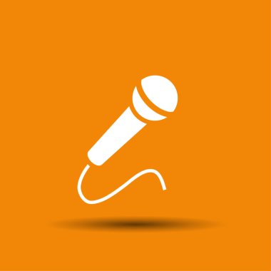 Mikrofon simgesi, illüstrasyon