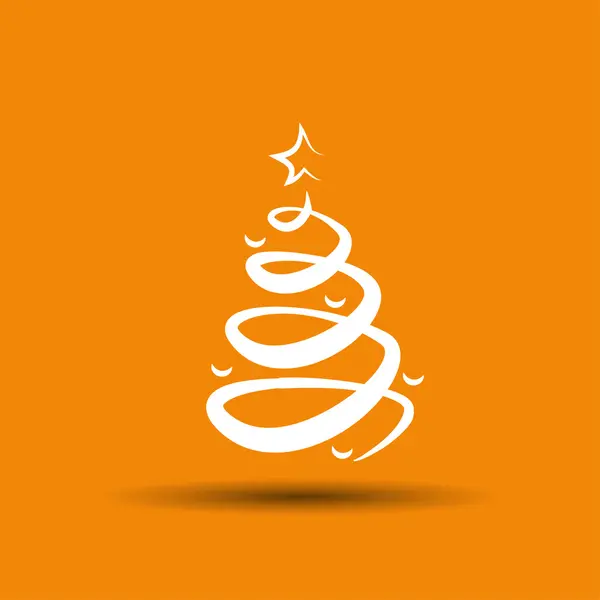 Pictografía del árbol de Navidad — Vector de stock