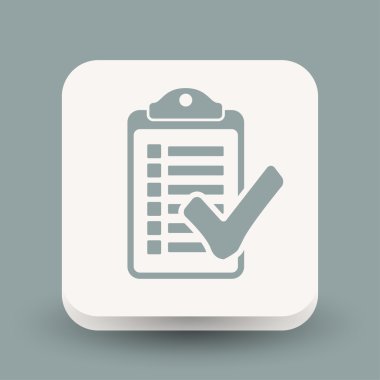 Denetim listesi, illüstrasyon resim