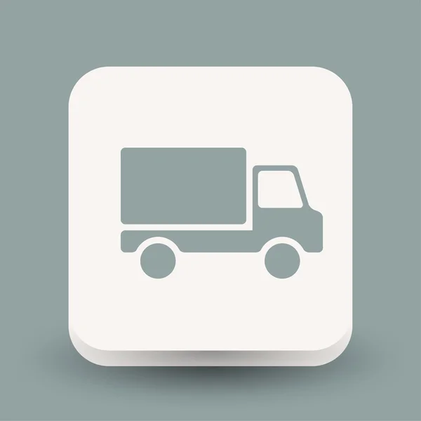 Piktographie des LKW, Illustration — Stockvektor