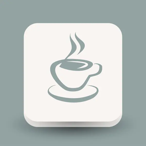 Pictograph van cup, illustratie — Stockvector