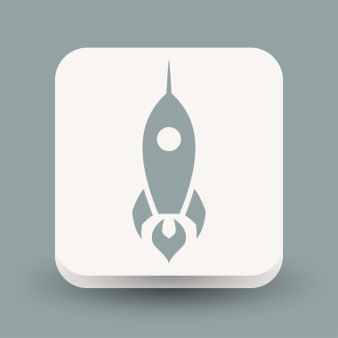Roket simgesi, illüstrasyon