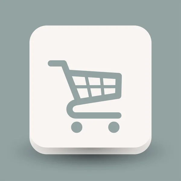 Pictograph shopping cart — Stock vektor