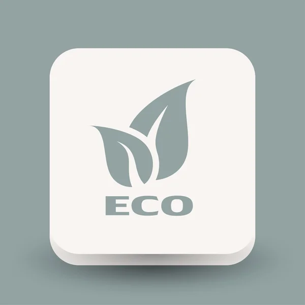 Pictograph av eco, illustration — Stock vektor
