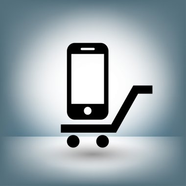 Ekibimizi mobil cocncept simgesinin