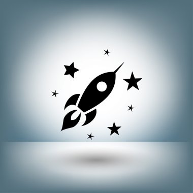 Ekibimizi roket kavramı simgesinin