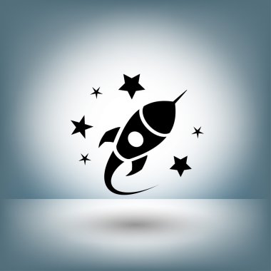 Ekibimizi roket kavramı simgesinin