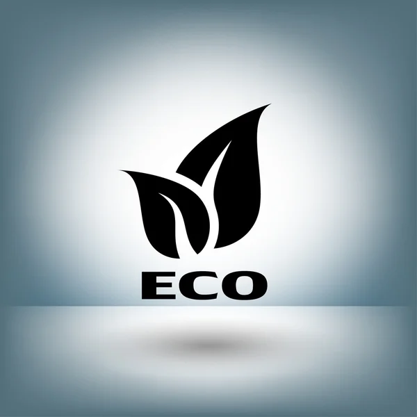 Pictograph of eco concept icon — Stock Vector