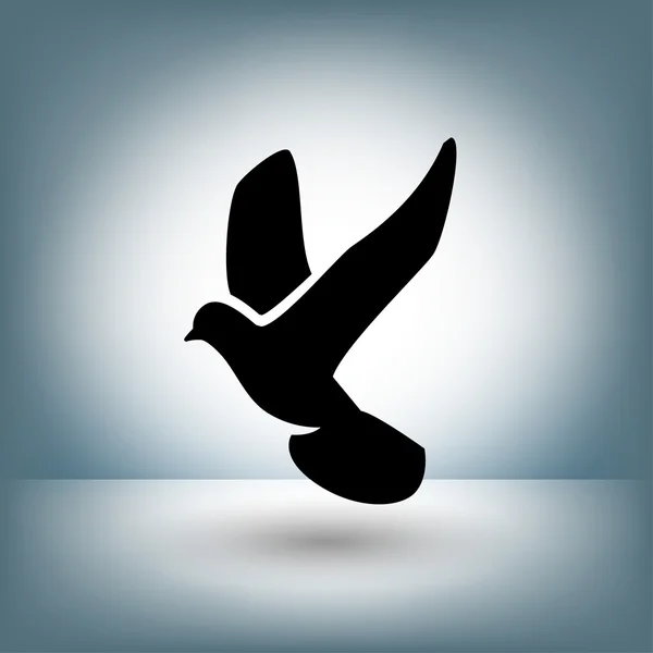 Pictogramme de l'icône de concept d'oiseau — Image vectorielle