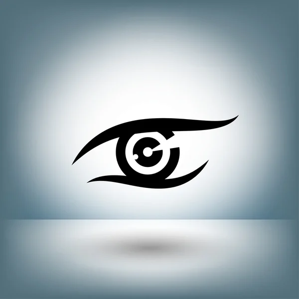 Pictografía del icono del concepto de ojo — Vector de stock