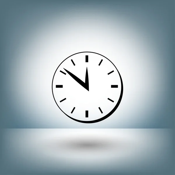 Pictografía del icono del concepto de reloj — Vector de stock