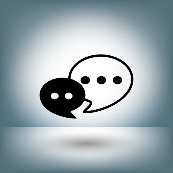 Εικονόγραμμα του μηνύματος ή συνομιλία εικονίδιο — Διανυσματικό Αρχείο