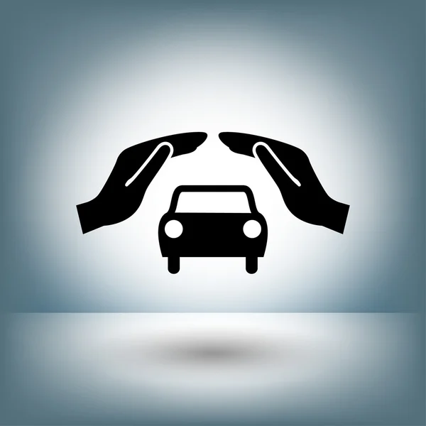 Pictogramme de l'icône de concept de voiture — Image vectorielle