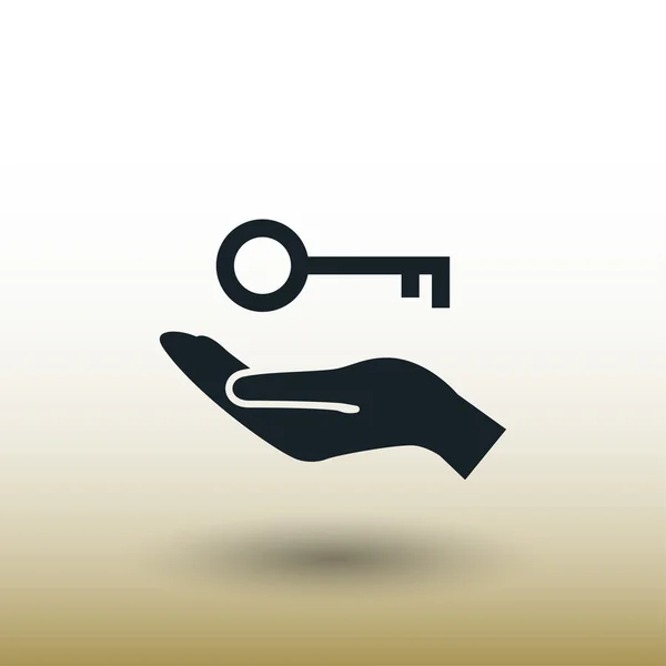 Piktogram kluczowym pojęciem ikony — Wektor stockowy